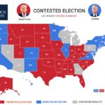 Election Map of Contested Elections by The Epoch Times