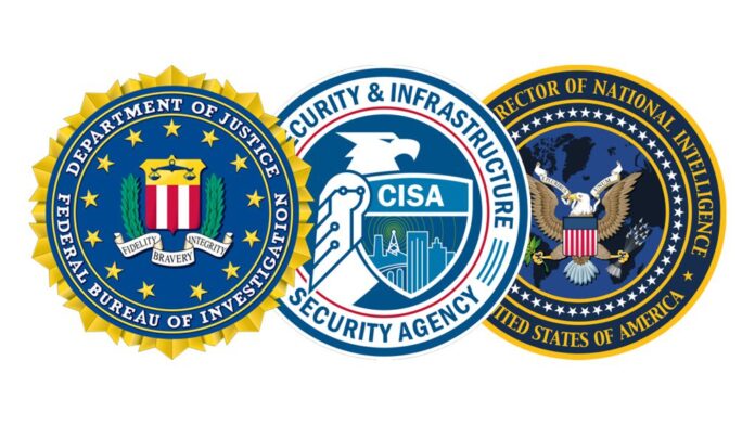 Joint Statement By FBI, CISA, And ODNI - The Thinking Conservative