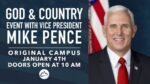 God & Country Event with Vice President Mike Pence