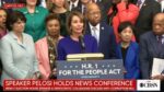 Nancy Pelosi holds a press conference on H.R. 1