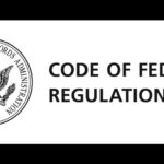 Code Of Federal Regulations