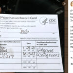 Jacob Clynick vaccine card