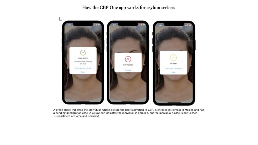 How the CBP One App Works For Asylum Seekers