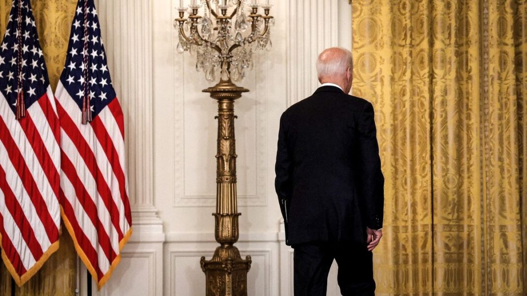 Biden's Turns His Back On Press Questions