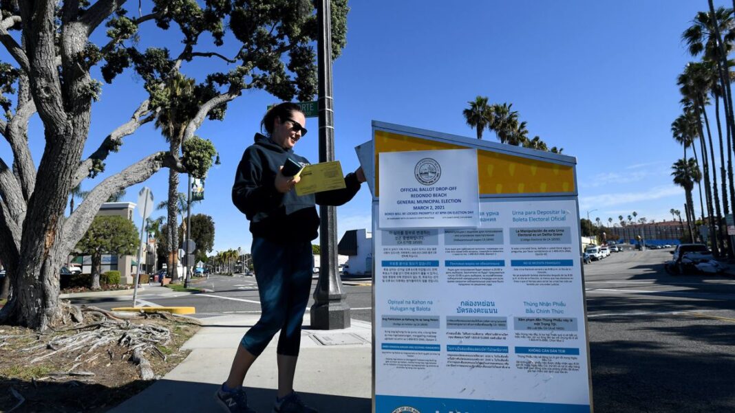 Voting By Drop Box