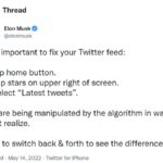 Elon Musk Issues Warning on Twitter Algorithm