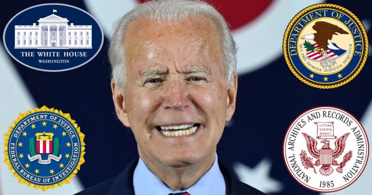 Biden uses his DOJ, FBI, and the National Archives