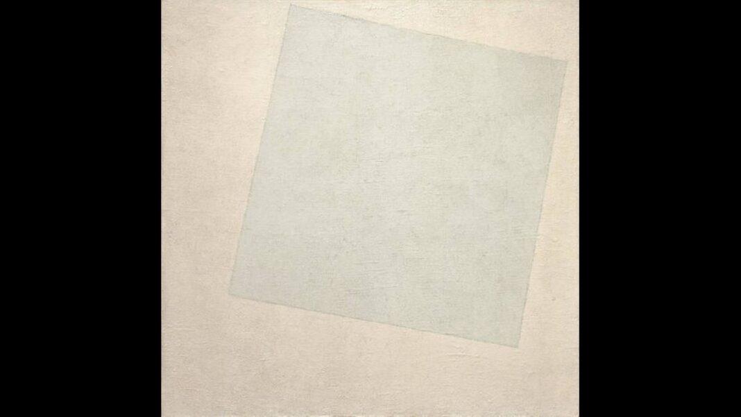 White on White (1918) Kazimir Malevich, Suprematist Composition