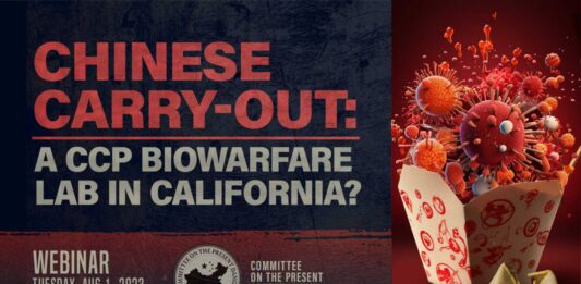 Chinese Carry-Out: A CCP Biowarfare Lab in California?