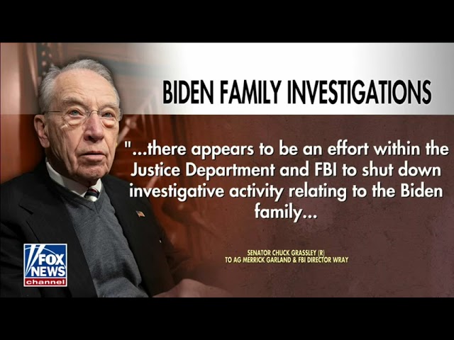 FBI Accused of Covering Up ‘Criminal Information’ Related to Biden Family Given By 40 Informants