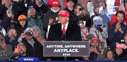 Trump Speaks at Rally in Schnecksville, PA