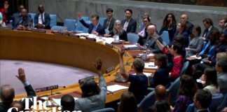 Moment UN security council endorses hostages-for-ceasefire Gaza deal