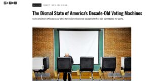 The Dismal State of America's Decade-Old Voting Machines