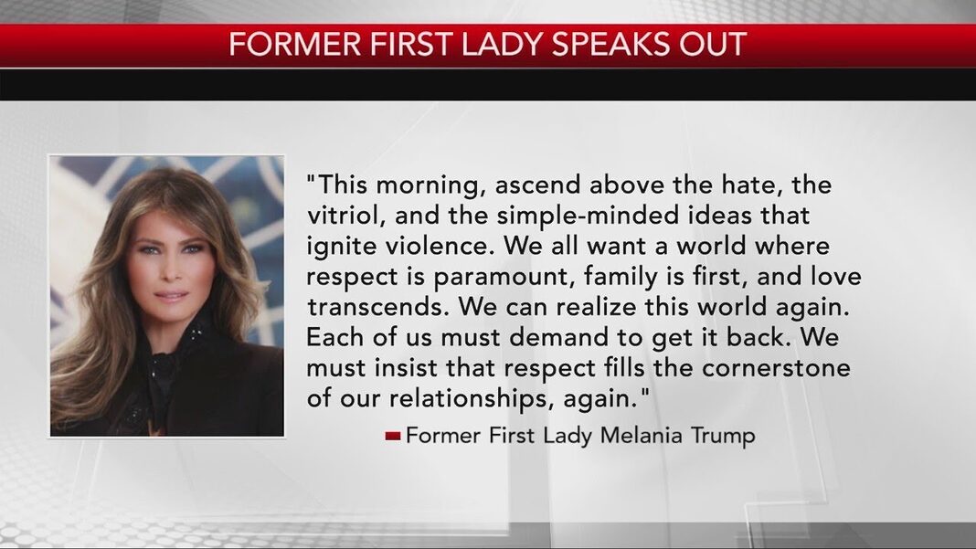 Melania Trump broke silence regarding her husband’s assassination attempt