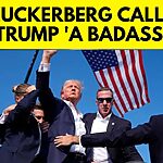 Donald Trump News | Meta CEO Mark Zuckerberg Praises Trump , Calls Him A 'Badass' | US News | N18G