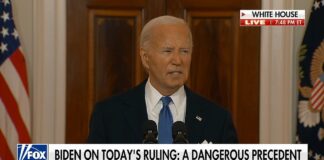 Stop complaining Joe, you forced the Supreme Court decision!