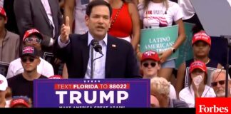 Top VP Contender Marco Rubio Alleges 'Conspiracy' Around Biden Admin. At Trump Rally