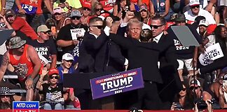 Shots Fired at Trump During Trump Rally in Butler PA