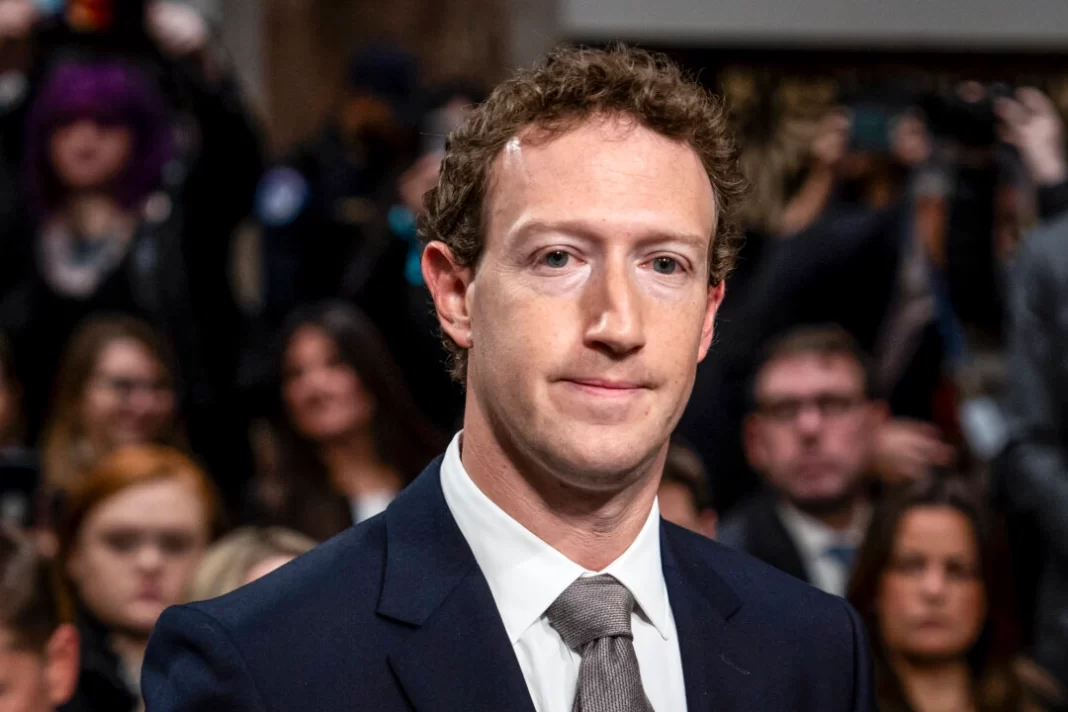 Meta founder and CEO Mark Zuckerberg arrives to testify before the Senate Judiciary Committee in Washington, on Jan. 31, 2024.