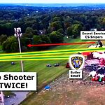 Trump Shooter Shot TWICE: By SWAT AND Secret Service