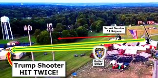 Trump Shooter Shot TWICE: By SWAT AND Secret Service