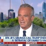 RFK Jr. Responds to Family Members’ Criticism Over Trump Endorsement