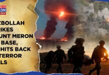 Watch Hezbollah Missiles Strike IDF’s Mount Meron Air Base| Israel Wipes Out Terror Cells In Revenge