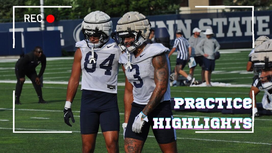 Penn State Practice Highlights from Media Day