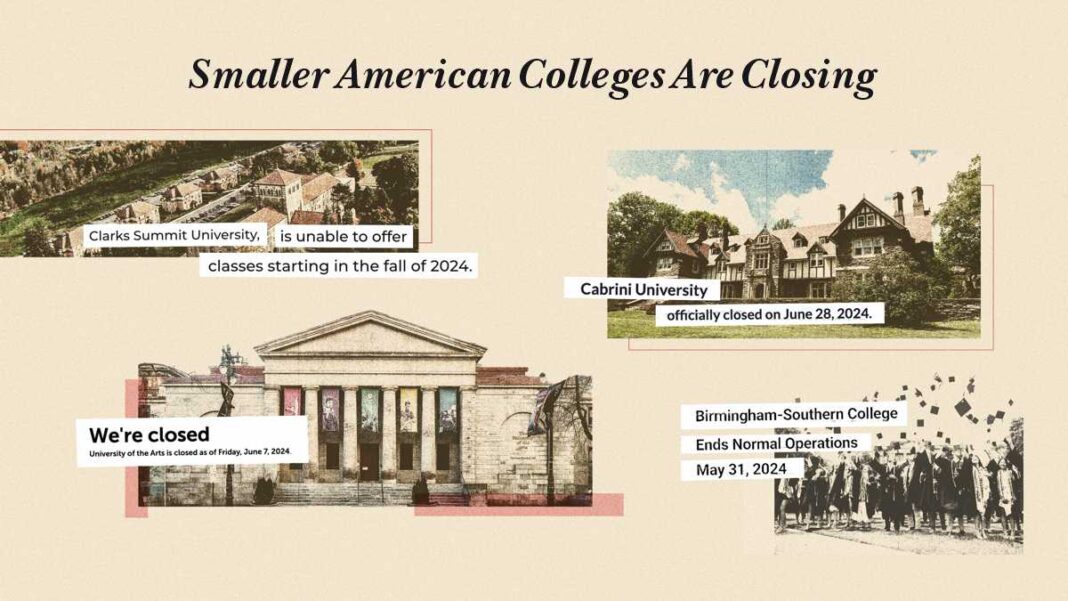 Smaller American Colleges Are Closing