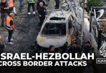 Hezbollah claims rocket attack at Israeli base near Haifa