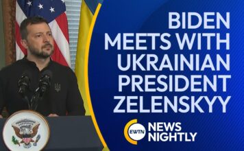 Biden Meets with Ukrainian President Zelenskyy as Years-Long War Drags On | EWTN News Nightly