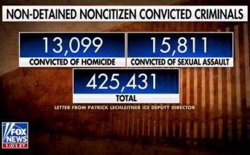 425,431 Illegal Immigrant Convicted Criminals Roaming America