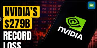 Nvidia Faces Record $279 Billion Loss | Tech Stocks Plunge Amid AI Concerns