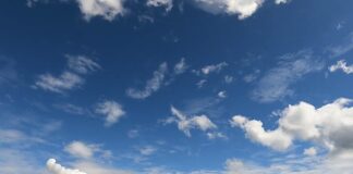 Time Lapse Calming Midday Clouds