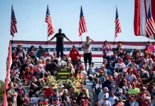 Corey Comperatore Memorial at Oct 5, 2024 Trump Rally in butler PA