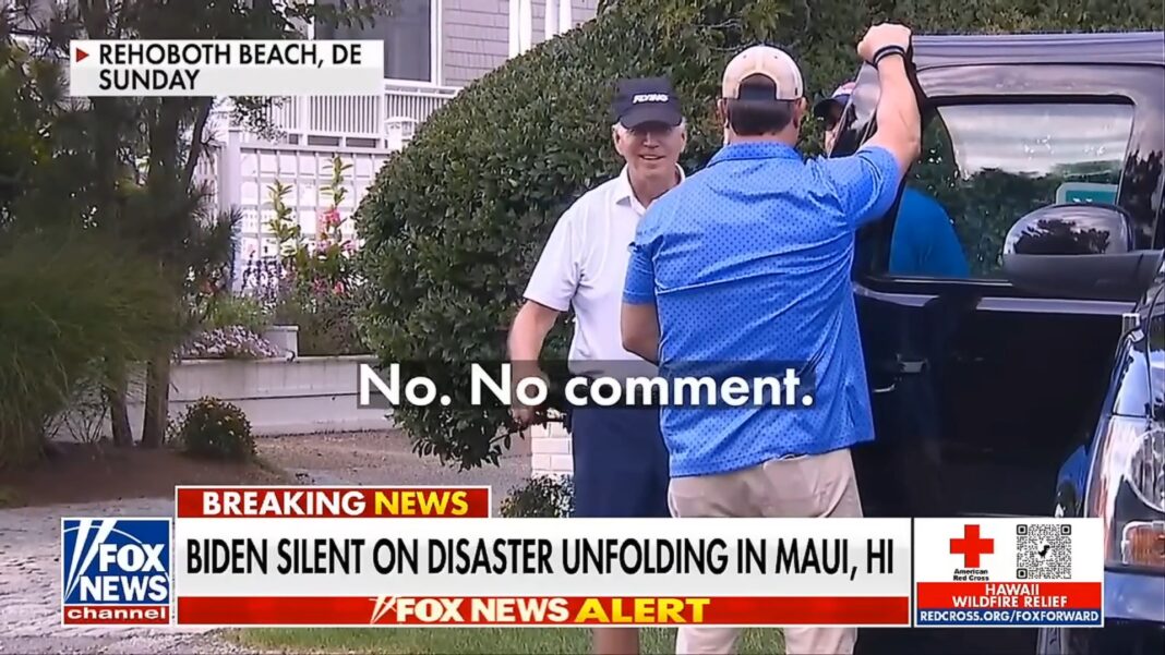 Biden's Comments on Death Toll From Maui Fire