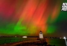 WATCH: Northern lights make extremely rare appearance over New England on October 10, 2024