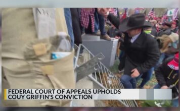 Federal appeals court upholds Couy Griffin's conviction