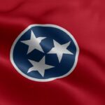 Tennessee Flag Waving