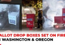 Hundreds of ballots destroyed as incendiary devices set fire to drop boxes in Oregon and Washington