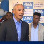 Obama rips Trump, chides Black men over 'excuses' for not voting for Harris