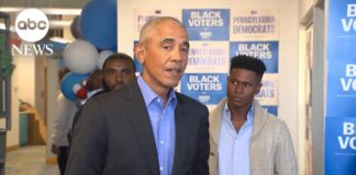 Obama rips Trump, chides Black men over 'excuses' for not voting for Harris