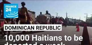 Dominican Republic says will deport 10,000 undocumented Haitians a week • FRANCE 24 English