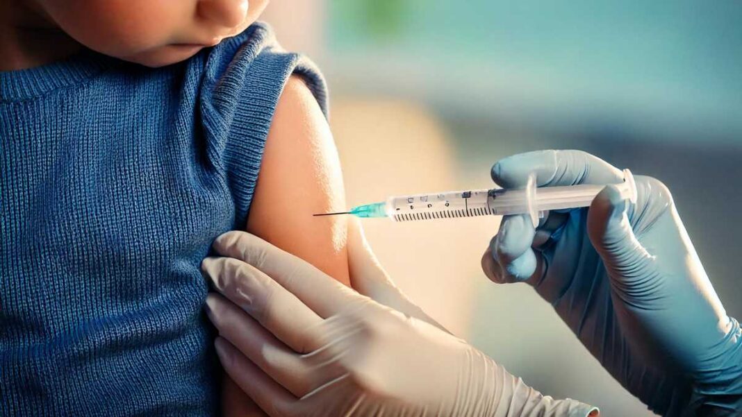 Small Child Receiving Vaccine