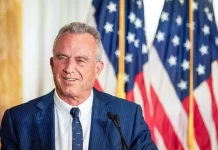 Presidential candidate Robert F. Kennedy Jr. speaks at the Nixon library in Yorba Linda, Calif., on June 12, 2024.