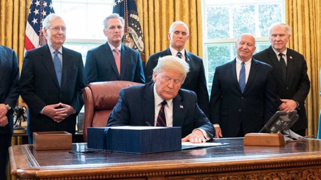 President Trump Signs the CARES Act