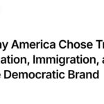 Why America Chose Trump: Inflation, Immigration, and the Democratic Brand