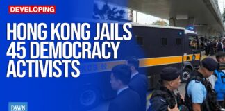 Hong Kong Jails 45 Democracy Activists in Landmark National Security Trial | Dawn News English