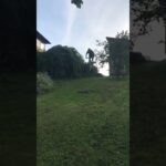 MTBer Face-Slides Down a Grass Hill