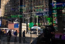 The Nasdaq MarketSite in Times Square in New York City, on March 2, 2024.